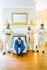 Groom and groomsmen